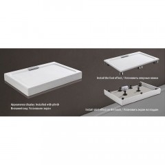 Поддон из литьевого мрамора WeltWasser TRS 12090 STONE-WT