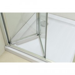 Душевое ограждение Bandhours Snow/Side-Glass 910 100x90