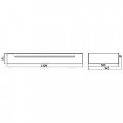 Раковина Bandhours Hermite 110 S33
