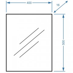 Зеркало Stella Polar Норина 40x50 SP-00000168