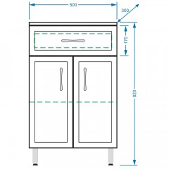 Комод Stella Polar Концепт 50 SP-00000153