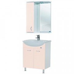Зеркало-шкаф Bellezza Астра 60 L бежевый