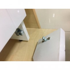 Тумба с раковиной Bellezza Кантри 60 патина серебро