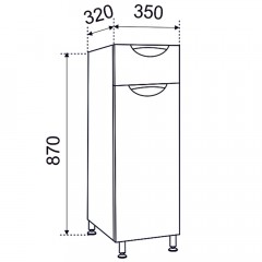 Полупенал Emmy Милли 35 R ppmel35-r