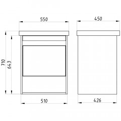 Комплект мебели ASB-Mebel Оливия 55