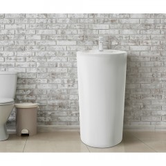 Раковина-моноблок напольная WeltWasser Leerbach 4646 GL-WT