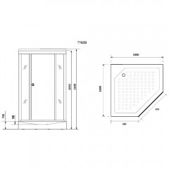 Душевая кабина Niagara Lux NG-7702DW
