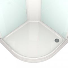 Душевая кабина Domani-Spa Delight 110 голубые стенки/прозрачное стекло с электрикой и гидромассажем DS01D110LDbCl10