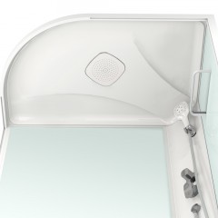 Душевая кабина Domani-Spa Delight 128 high R розовые стенки/прозрачное стекло DS01D128RHPcCl00