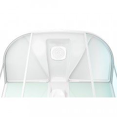 Душевая кабина Domani-Spa Neat 150 high голубые стенки/прозрачное стекло DS01N158HDbCl00