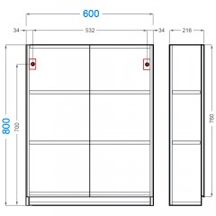 Комплект мебели Alavann Soft Silver 120