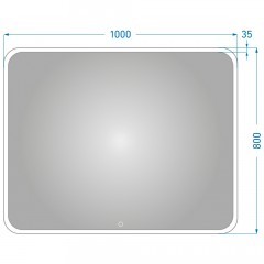 Зеркало Alavann Anna 100