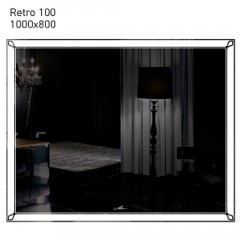 Зеркало Alavann Retro 100