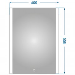 Зеркало Alavann Tess 60