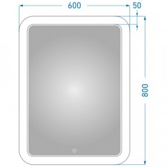 Зеркало Alavann Vanda Lux 60