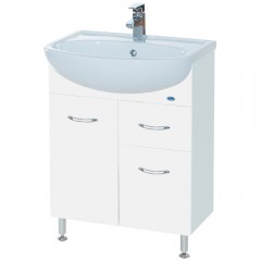 Тумба под раковину Bellezza Уют 60 белый (1 ящик)