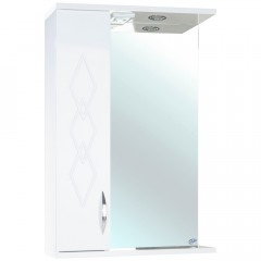 Зеркало-шкаф Bellezza Элеганс 50 L белый