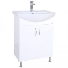 Тумба с раковиной Bellezza Элеганс 50 белый