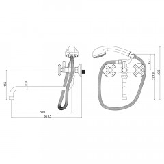 Смеситель универсальный Lemark Promotion LM6051C