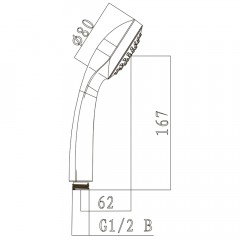 Ручной душ Lemark LM0211C