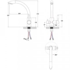 Смеситель для кухни Paulmark Essen Es213001-308
