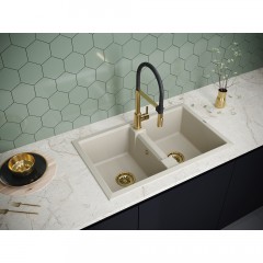 Мойка кухонная Paulmark Tandem PM238150-BE