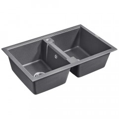 Мойка кухонная Paulmark Tandem PM238150-DG