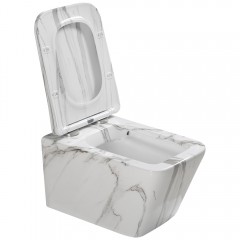 Унитаз подвесной SantiLine SL-5007MRB безободковый