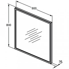 Зеркало Ideal Standard Conca T3966BH