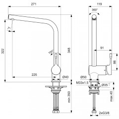 Смеситель для кухни Ideal Standard Ceralook BC174GN