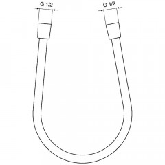 Душевой шланг Ideal Standard Idealflex A4109AA