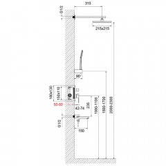 Душевая система встраиваемая Timo Selene SX-3069/03SM