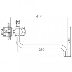 Смеситель универсальный Ledeme H26 L2726