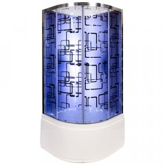 Душевая кабина Deto BM4510NLED+GMBLACK