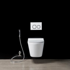 Унитаз Cerutti Ortler aria B-2380-3 + смеситель Frap F7505-2