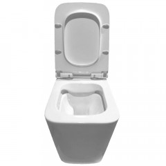 Инсталляция Geberit Duofix 458.125.21.1 + унитаз Cerutti Maiella aria B-2370-3 безободковый с сиденьем