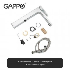 Смеситель для раковины Gappo Futura G1018-2