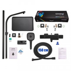 Душевая система Gappo G91 G2491-56 с термостатом