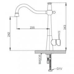 Смеситель для кухни Gappo G98 G4398-12