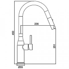 Смеситель для кухни Gappo G98 G4398-41