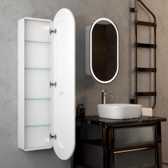 Зеркало-пенал Континент Elmage white LED 450x1600