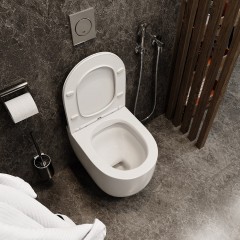 Унитаз подвесной Cerutti Oglio aria 2629E безободковый