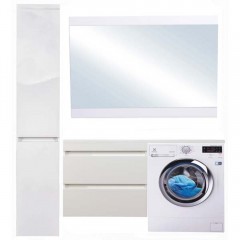 Тумба под раковину Style Line ElFante Даллас 130 подвесная белый эмаль СС-00002352