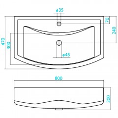 Комплект мебели ASB-Mebel Мессина 80/3