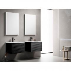 Тумба с раковиной AltroBagno Trento 600 black
