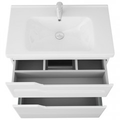 Тумба с раковиной OWL Hella stor 80 белый