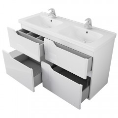 Тумба с раковиной OWL Hella stor 120 белый