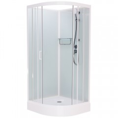 Душевая кабина Frank F408 white без крыши