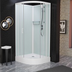 Душевая кабина Frank F408 M white без крыши