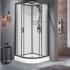 Душевая кабина Frank F409 M black